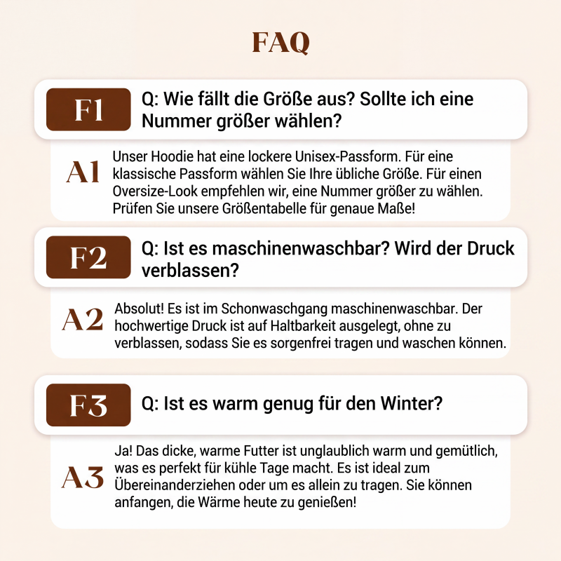 🐮 50% RABATT!!🎁Niedliches Kapuzensweatshirt mit kuscheligem Fleecefutter, Highland-Kuh-Motiv-15