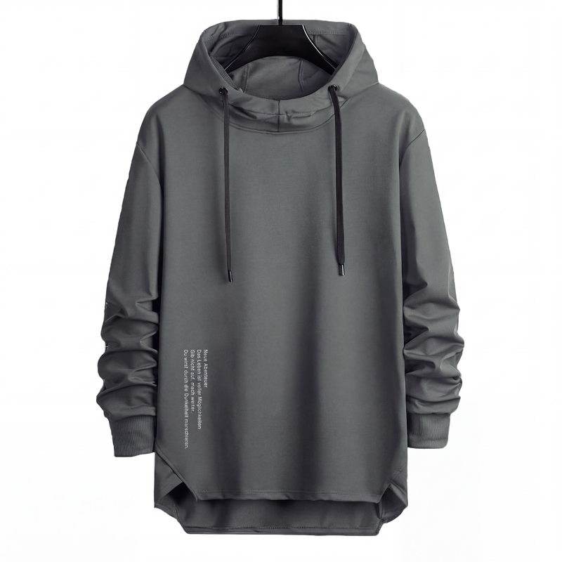 đ 50 % RABATT | LĂ€ssig, bequem & besonders â Herren Hoodie mit High-Low-Saum-17