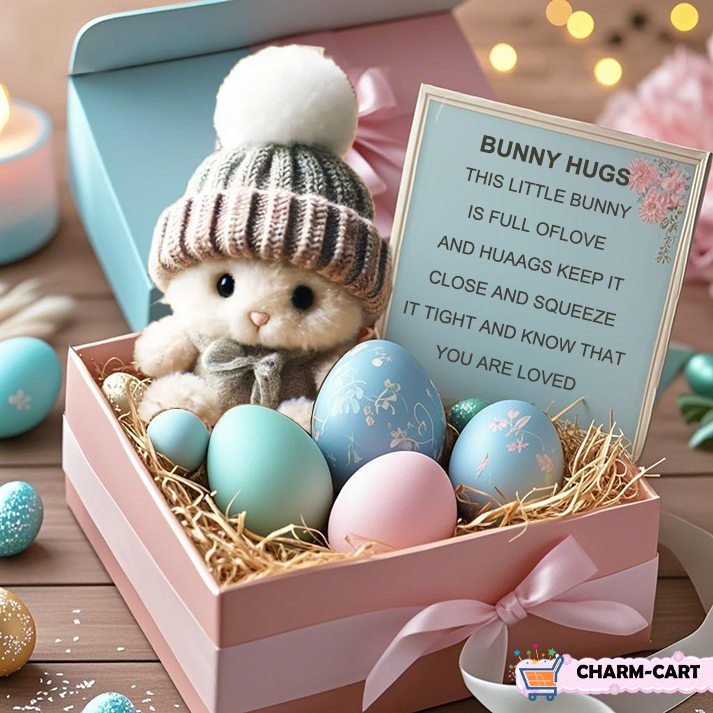 💖Handmade Mini Bunny Hug Cute Easter Gift🐇🎁-3