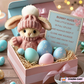 💖Handmade Mini Bunny Hug Cute Easter Gift🐇🎁-1