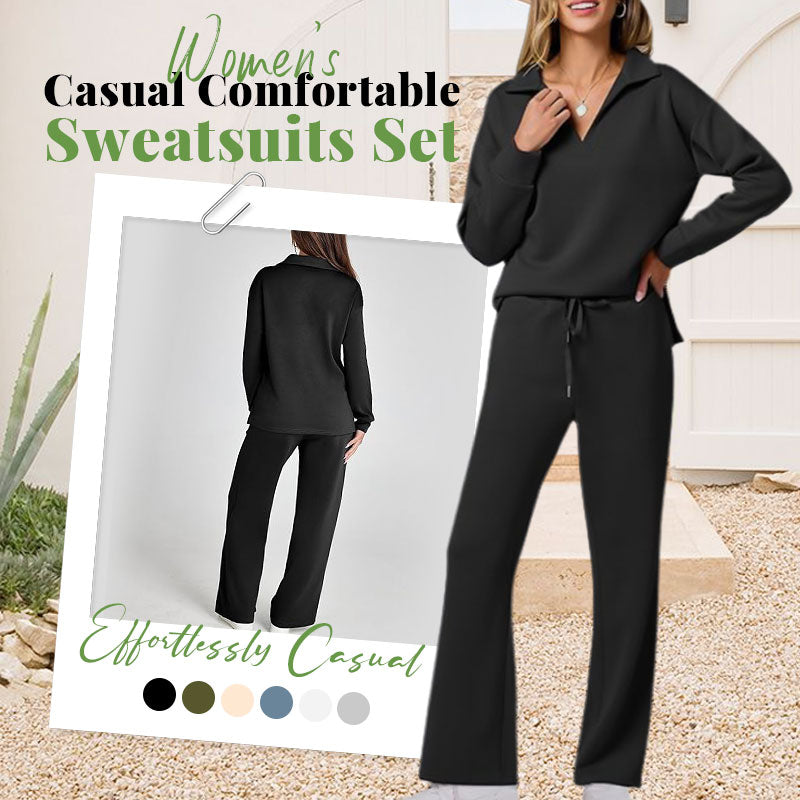 👚50% RABATT! 🧥 Damen 2-teiliges Sweatshirtset – Bequemer Stoff, Lässiger Style & Perfekt für Alltag und Freizeit 🛍️