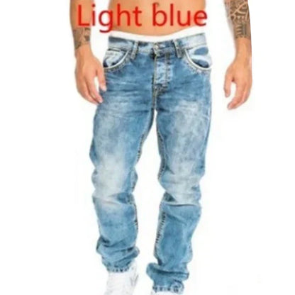 Kreative Stretch-Jeans für Herren, minimalistischer Stil, ideal für den Sommer, Emo-Stil-11