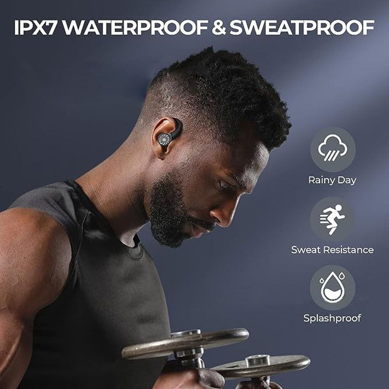 Sweat-proof Wireless Bluetooth Ear-hanging Headphones-1