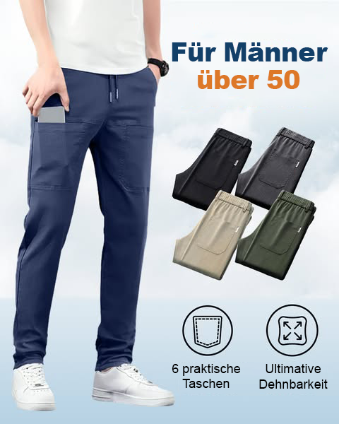 👖Letzter Tag 50% Rabatt!🏆MultiPants – Hochelastische, strapazierfähige Cargohose mit vielen Taschen-1