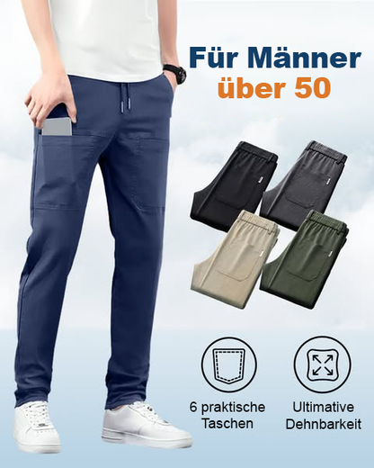 👖Letzter Tag 50% Rabatt!🏆MultiPants – Hochelastische, strapazierfähige Cargohose mit vielen Taschen-1