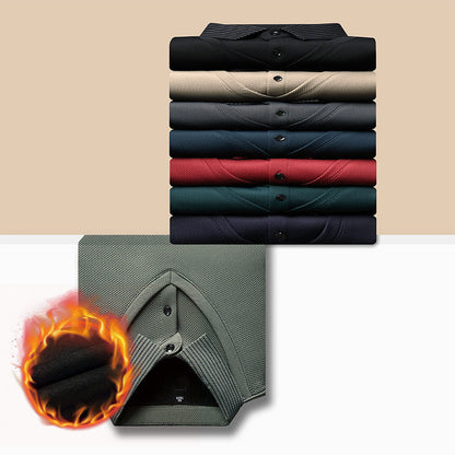 💎50% Rabatt🔥Kaufen Sie 2 Gratis Versand🔥Gestreiftes Revers Fake Zweiteiliges Hemd-3