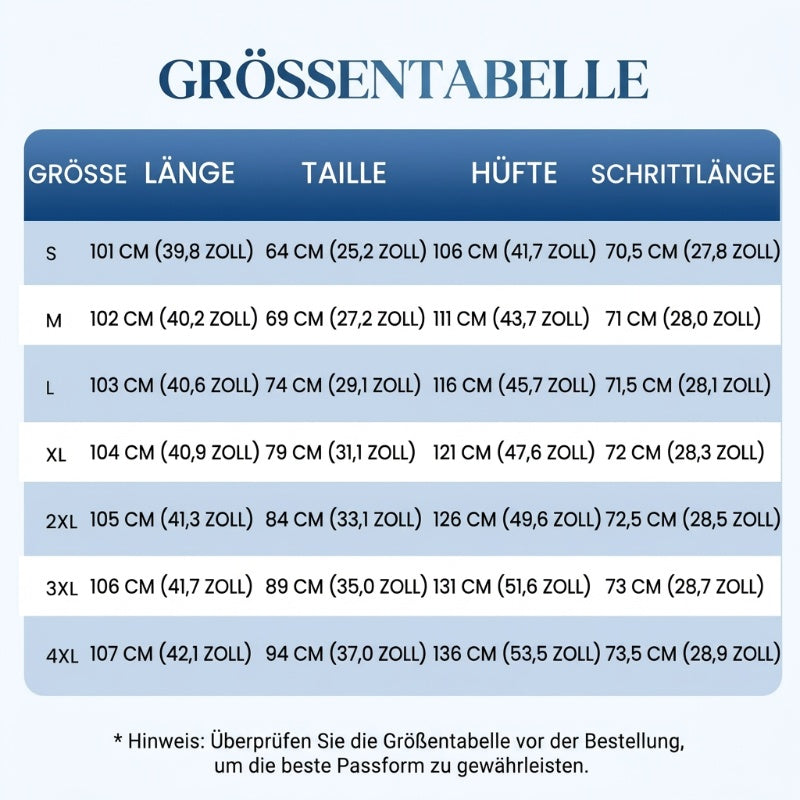 Bequeme blau gestreifte Hose mit Seitentaschen-9