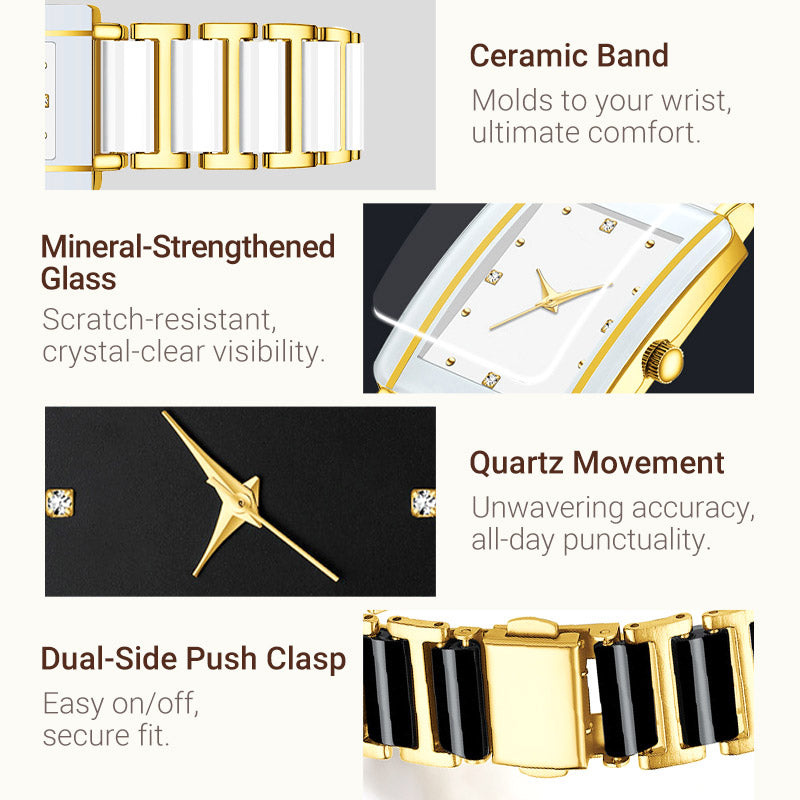 Fashion Casual Versatile Square Watch⌚-6