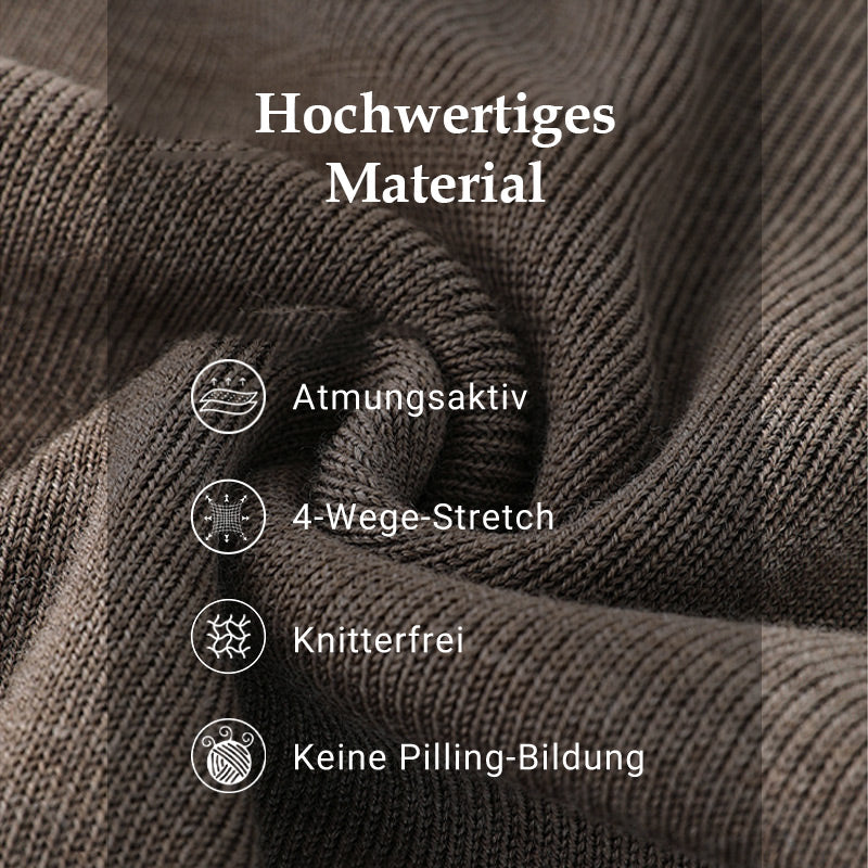 🥰Elegante und stilvolle Faltenkleider mit Rundhalsausschnitt für Damen📦-3