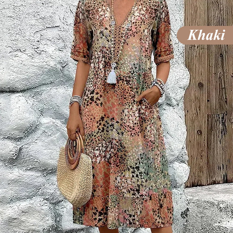 💥Vestido Leopardo Safari Chic