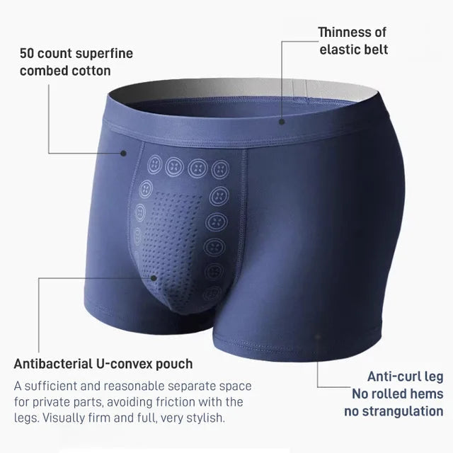 🔥 Energy Massage Magnetic Therapy Oyster Unterwäsche für Männer-9