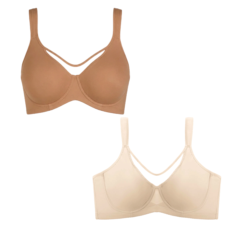 🏆 LETZTER TAG – 50% RABATT!! 💐 Frauen Plus Size Kühlender Minimizer-BH mit voller Abdeckung-42