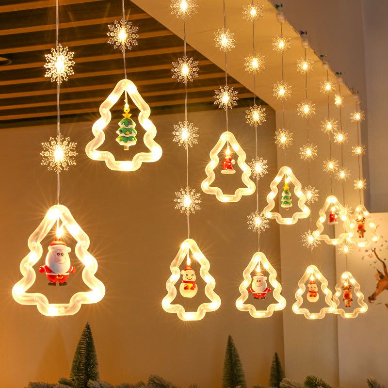 🔥Christmas Sale🔥🎄Festive Cascade Christmas LED String Lights🎄-6