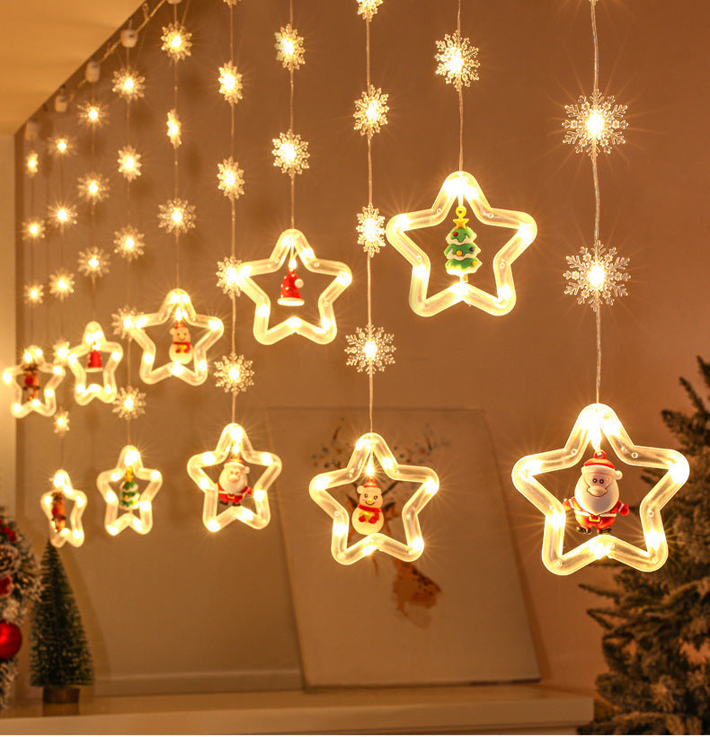 🔥Christmas Sale🔥🎄Festive Cascade Christmas LED String Lights🎄-5
