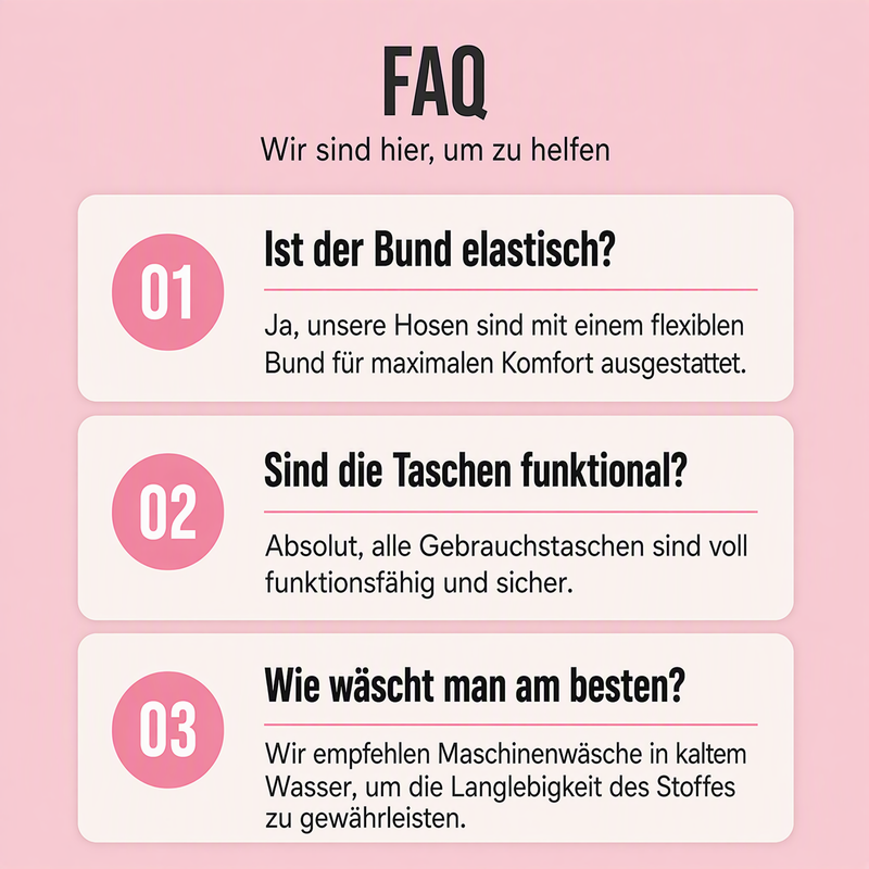 ✨ 👖 50% Rabatt | Optisch längere Beine & praktische Cargo-Taschen – Damen High-Waist Hose