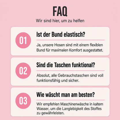 ✨ 👖 50% Rabatt | Optisch längere Beine & praktische Cargo-Taschen – Damen High-Waist Hose