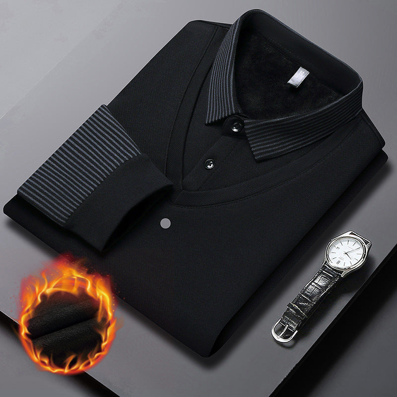 💎50% Rabatt🔥Kaufen Sie 2 Gratis Versand🔥Gestreiftes Revers Fake Zweiteiliges Hemd-4