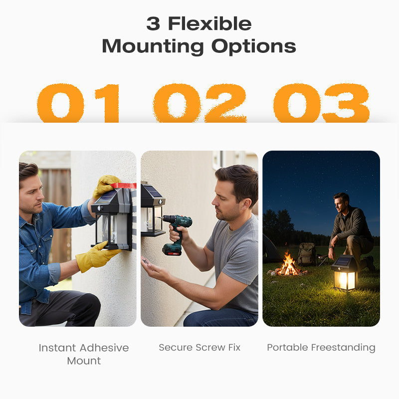 🎉50% OFF🎉SOLAR WALL LIGHT💡-Motion Sensor & Weatherproof, Automatic Dusk to Dawn Operation, Easy Installation for Garden and Pathway🌟-7