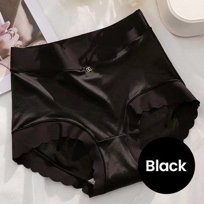 🥰Atmungsaktive Damen-Slips aus hochelastischem Satin mit Baumwollfutter, gesund, bequem und nahtlos-9