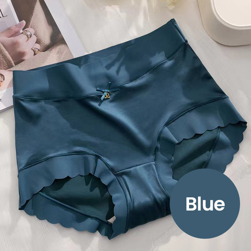 🥰Atmungsaktive Damen-Slips aus hochelastischem Satin mit Baumwollfutter, gesund, bequem und nahtlos-10