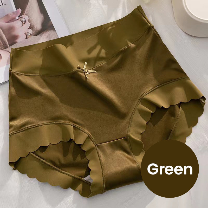 🥰Atmungsaktive Damen-Slips aus hochelastischem Satin mit Baumwollfutter, gesund, bequem und nahtlos-12