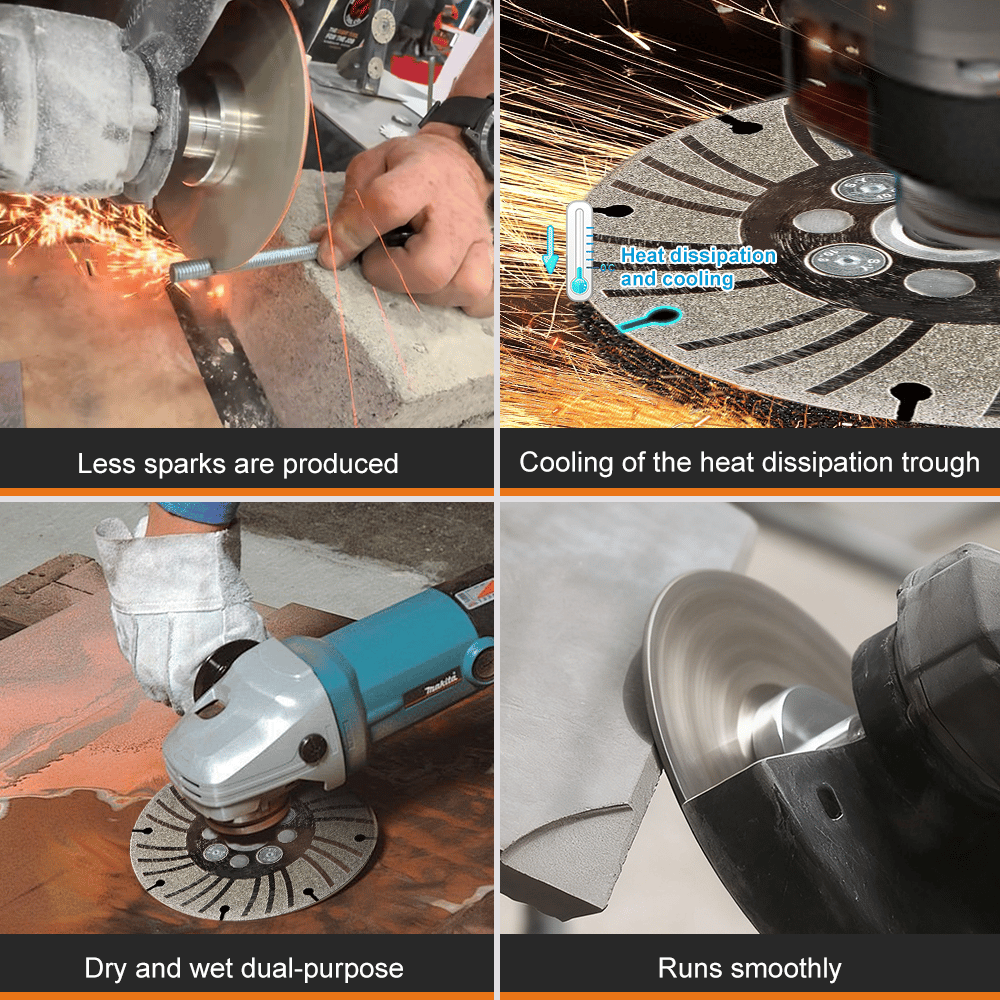 🔥Angle Grinding Wheel - Electroplated Diamond - 4 1/2" /5"/6" PLUS+-6