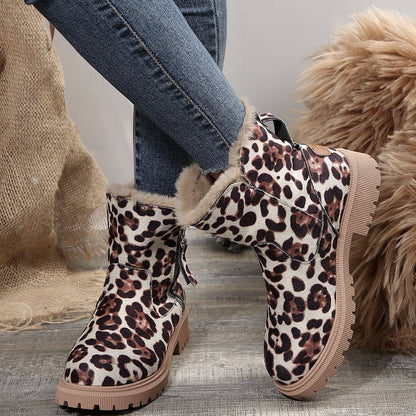 Damen-Winter-Fleece-Schneestiefel⚡Neu eingetroffen Sale-50 % Rabatt-11