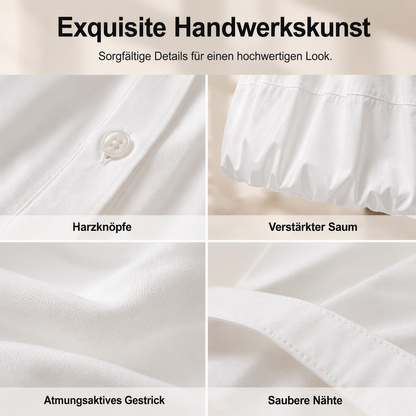 Lässiges Hemdkleid mit Knöpfen für Damen-10