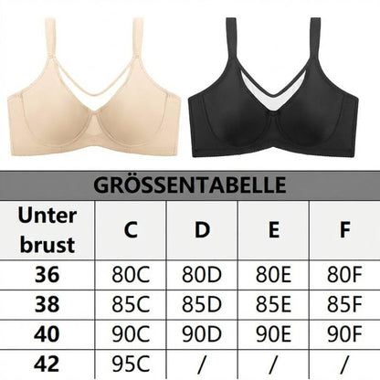 🏆 LETZTER TAG – 50% RABATT!! 💐 Frauen Plus Size Kühlender Minimizer-BH mit voller Abdeckung-29