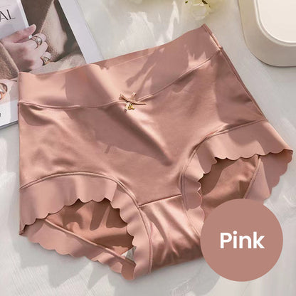 🥰Atmungsaktive Damen-Slips aus hochelastischem Satin mit Baumwollfutter, gesund, bequem und nahtlos-14