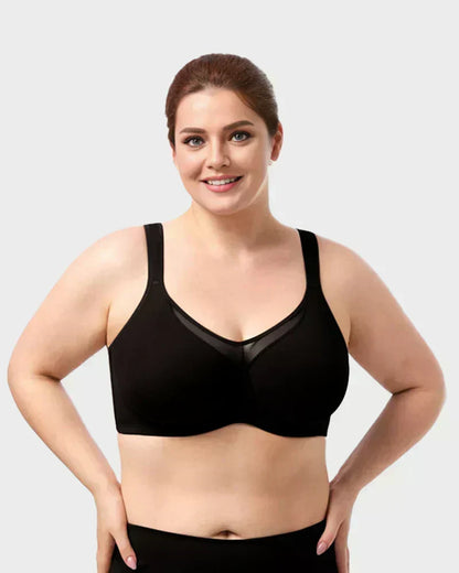 🏆 LETZTER TAG – 50% RABATT!! 💐 Frauen Plus Size Kühlender Minimizer-BH mit voller Abdeckung-18