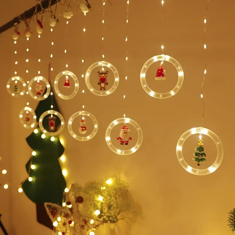 🔥Christmas Sale🔥🎄Festive Cascade Christmas LED String Lights🎄-1