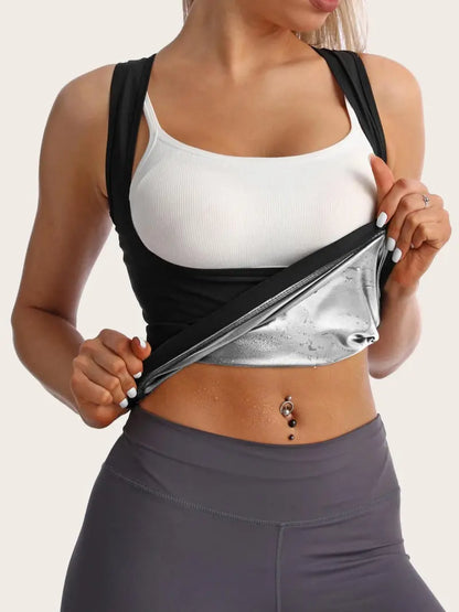 Women's Sleeveless Shapewear Tank Top, Sweat Vest, Tummy Shapewear, Sauna Sweat for Women Sauna Shaping Underwear for Gym Sports Outdoor, Shapewear for Women, Underwear for Women-6