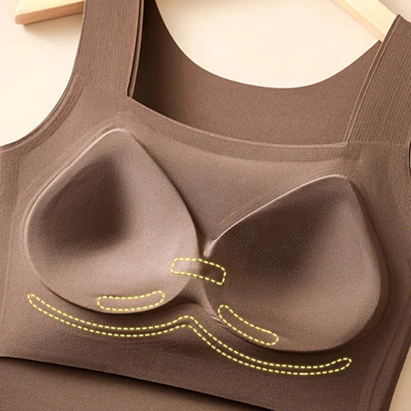 💐Thermische Tank-Tops für Damen mit U-Ausschnitt und integriertem BH