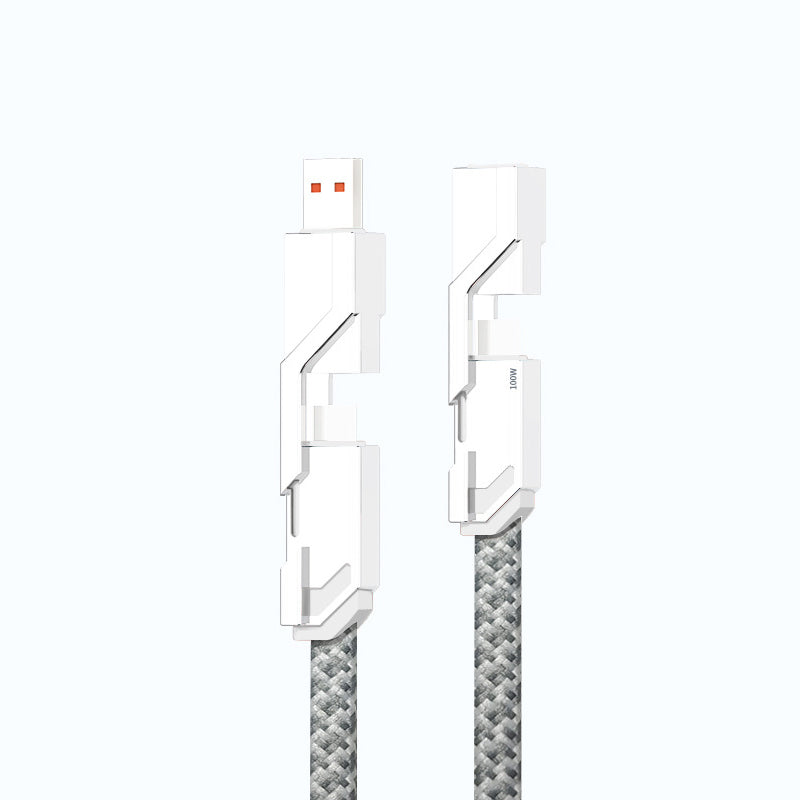 🔥4-in-1 flaches, geflochtenes Anti-Tangle-Ladekabel mit Klettverschluss🔥（Kaufen Sie einen, erhalten Sie einen gratis）-10