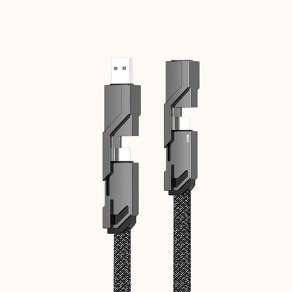 🔥4-in-1 flaches, geflochtenes Anti-Tangle-Ladekabel mit Klettverschluss🔥（Kaufen Sie einen, erhalten Sie einen gratis）-11