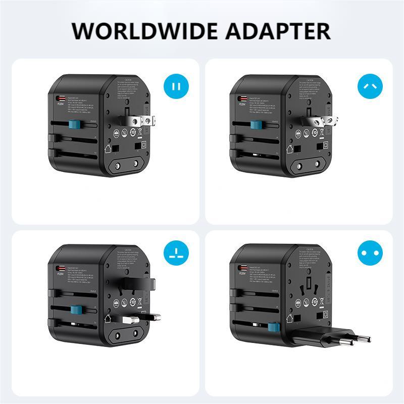 Universal All in One Worldwide Travel Adapter-1