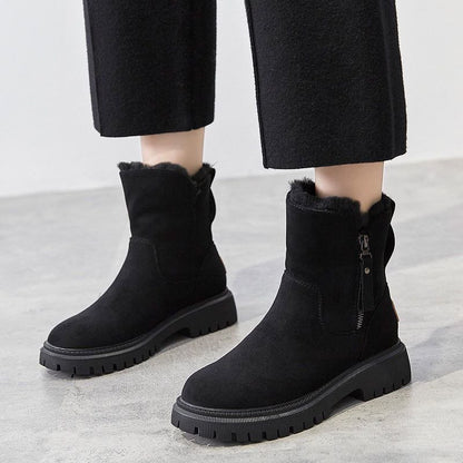 Damen-Winter-Fleece-Schneestiefel⚡Neu eingetroffen Sale-50 % Rabatt-8