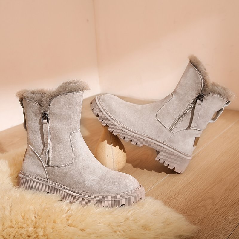 Damen-Winter-Fleece-Schneestiefel⚡Neu eingetroffen Sale-50 % Rabatt-7