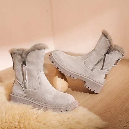 Damen-Winter-Fleece-Schneestiefel⚡Neu eingetroffen Sale-50 % Rabatt-7