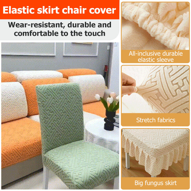 💥Christmas Sale 50% OFF🪑Dining Chair Slipcover Set of 2 ✨Instant holiday upgrade! Refresh your dining space🎄-1