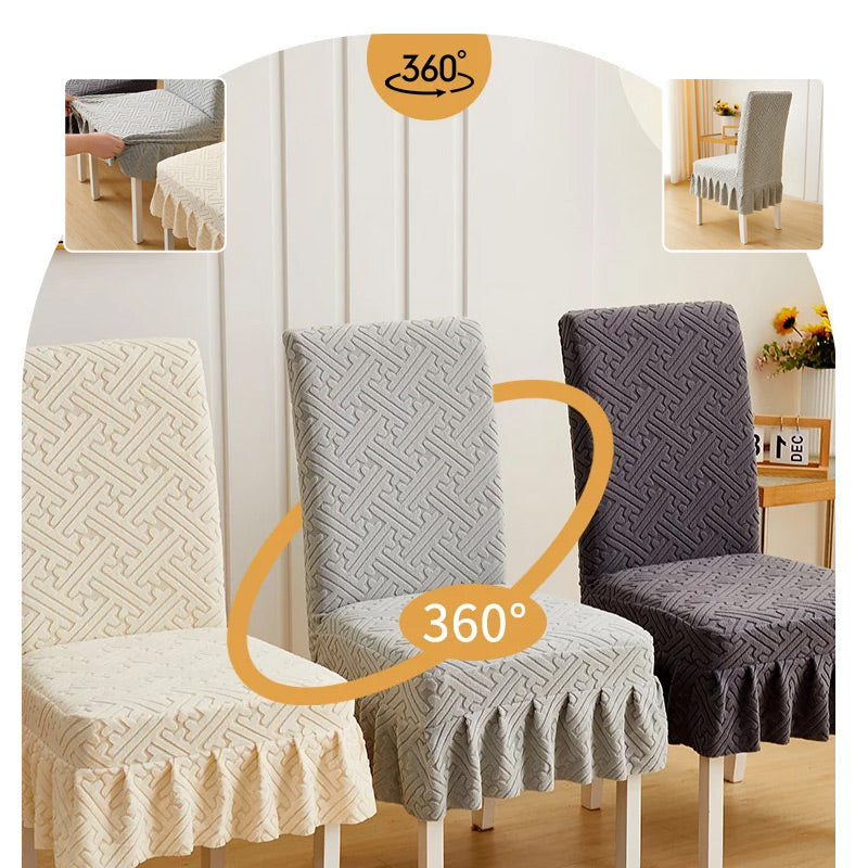 💥Christmas Sale 50% OFF🪑Dining Chair Slipcover Set of 2 ✨Instant holiday upgrade! Refresh your dining space🎄-3