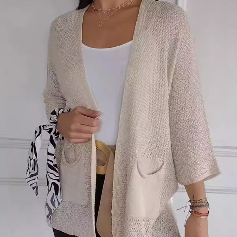 🔥Limited Time 50% OFF🔥Women's Casual Knitted Open Front Coat-2