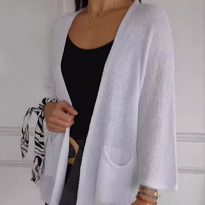 🔥Limited Time 50% OFF🔥Women's Casual Knitted Open Front Coat-12