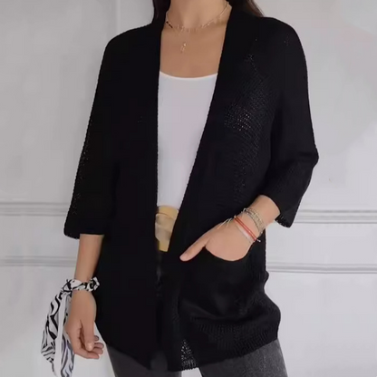 🔥Limited Time 50% OFF🔥Women's Casual Knitted Open Front Coat-11