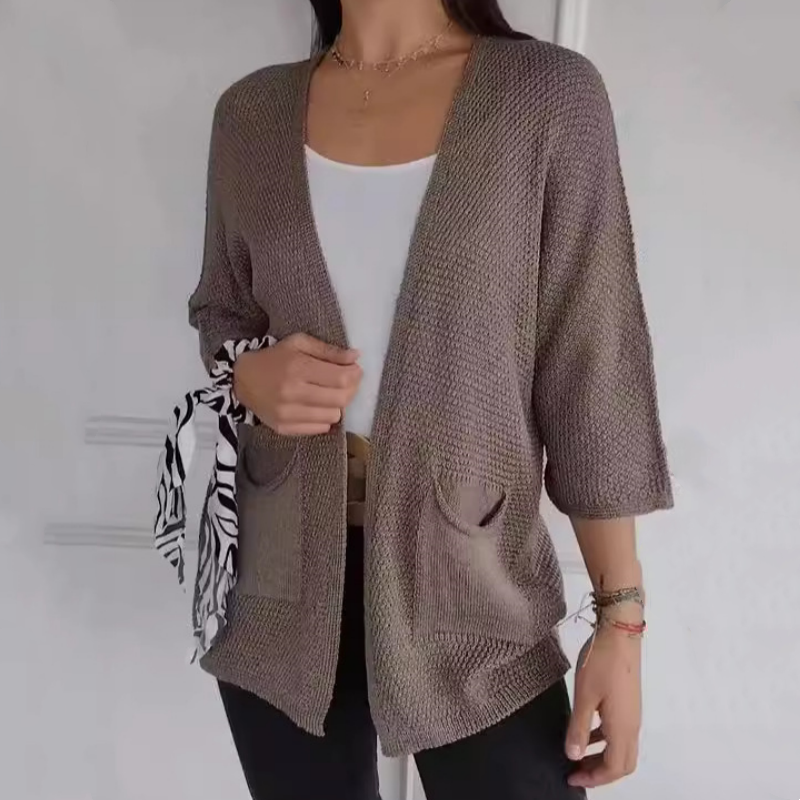 🔥Limited Time 50% OFF🔥Women's Casual Knitted Open Front Coat-14