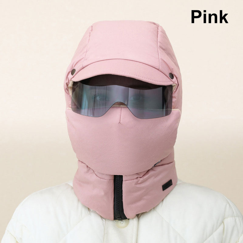 ❄️Winter New🌟Windproof Full Cover Outdoor Riding Mask with Glasses-10