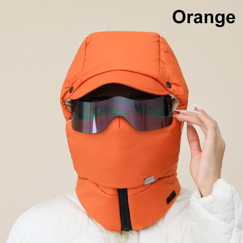 ❄️Winter New🌟Windproof Full Cover Outdoor Riding Mask with Glasses-12