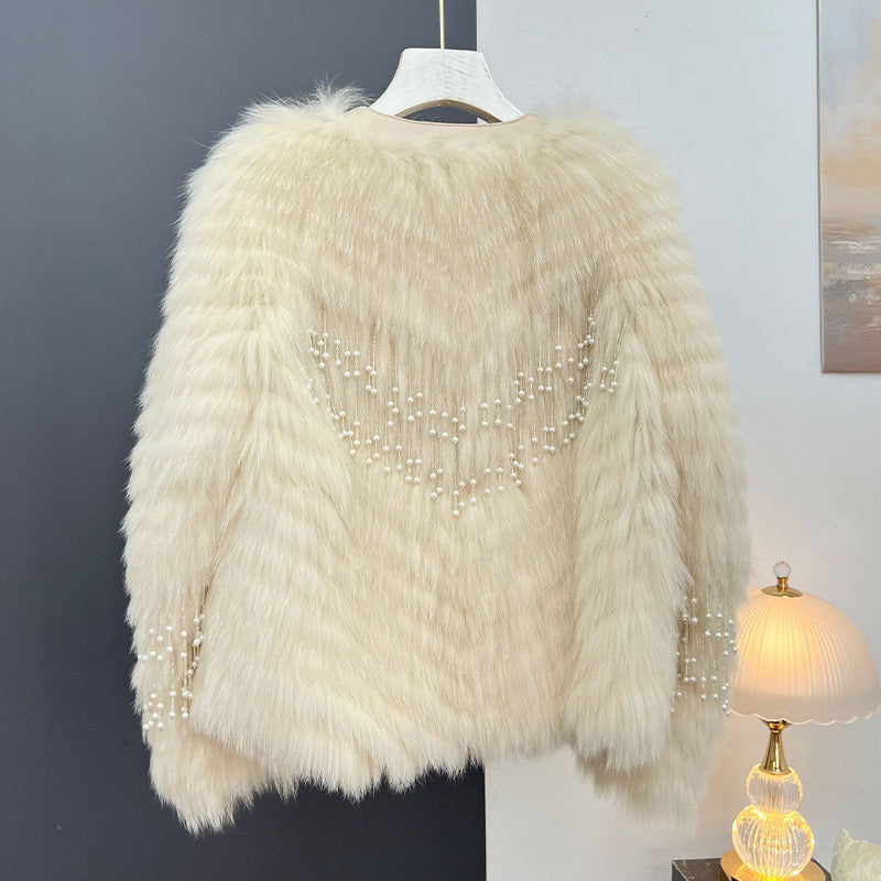 Women's Button-Down Fluffy Short Coat-5
