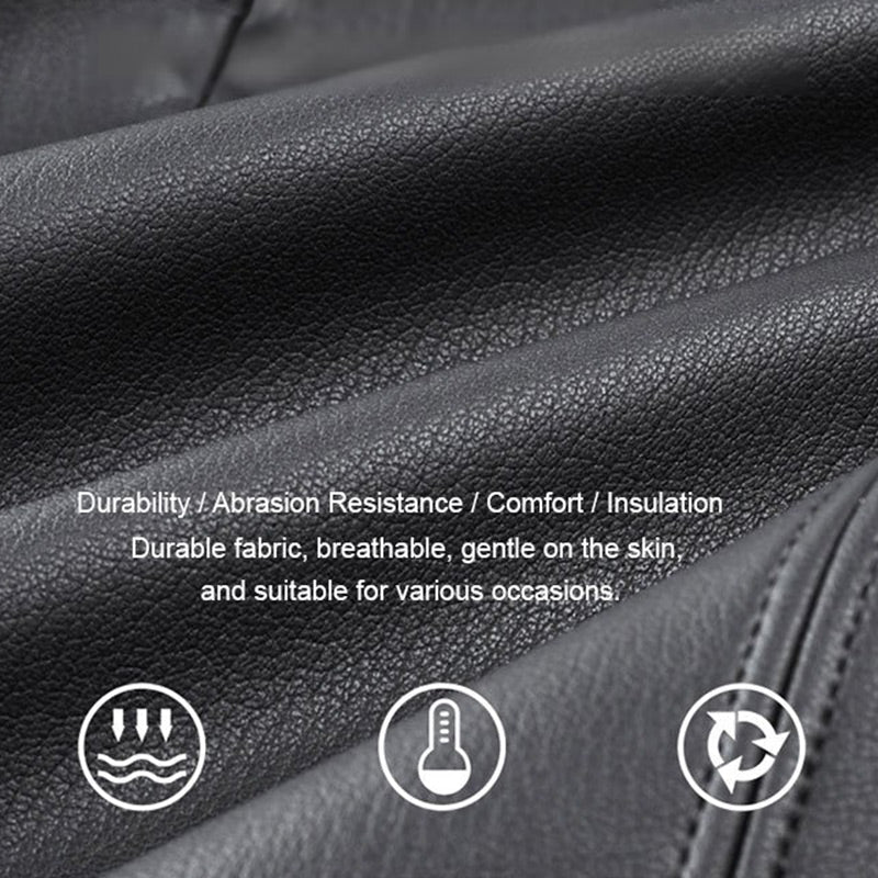 Klassische PU-Lederjacke für Herren mit Frontreißverschluss 🔥Business Casual Easy Match-15